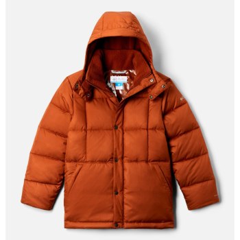 Columbia Jakne Za Dječake - Forest Park Down Hooded Puffy Smeđe | LCRA-84250